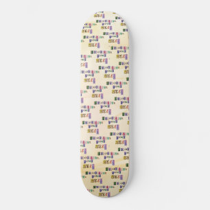 Geef jezelf prioriteit persoonlijk skateboard