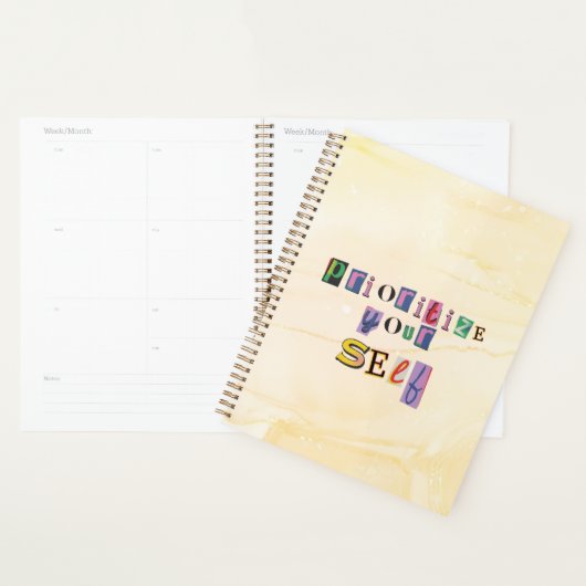 Geef jezelf prioriteit planner (Display)