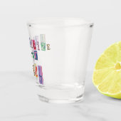 Geef jezelf prioriteit shot glas (Rechts)