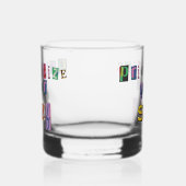 Geef jezelf prioriteit whisky glas (Links)