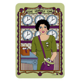 Geef jezelf tijd_A_4x6 koelkast Magnet Magneet