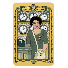 Geef jezelf tijd_C_4x6 koelkast Magnet Magneet