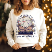 Geef jezelf tijd om te groeien trui