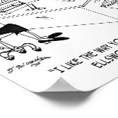 Geef Junior Partner de schuld Poster (Hoek)