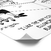 Geef Junior Partner de schuld Poster (Hoek)