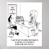 Geef Junior Partner de schuld Poster (Voorkant)