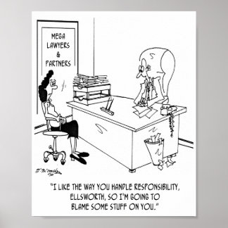 Geef Junior Partner de schuld Poster