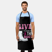 Geef kanker de bootborstkankerbewustzijn schort (Gedragen)