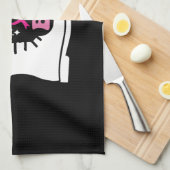 Geef kanker de bootborstkankerbewustzijn theedoek (Quarter Fold)