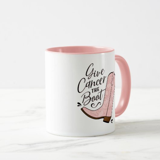 Geef Kanker het Bewust van de Borstkanker van de W Mok (Voorkant rechts)