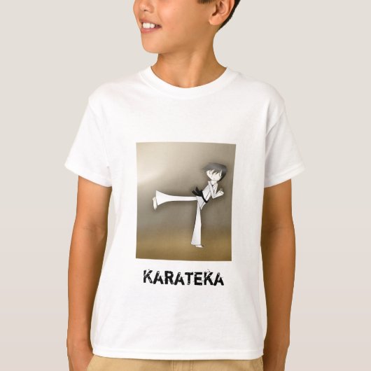 Geef Karate Kind niet op Karateka T-shirt (Voorkant)