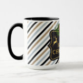 Geef kerstkoffie een persoonlijk tintje voor de ge mok (Links)