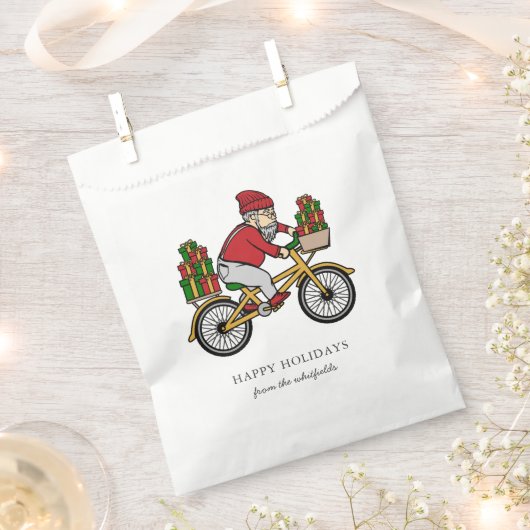 Geef kerstmis naam familie persoonlijk aan bedankzakje (Geknipt)