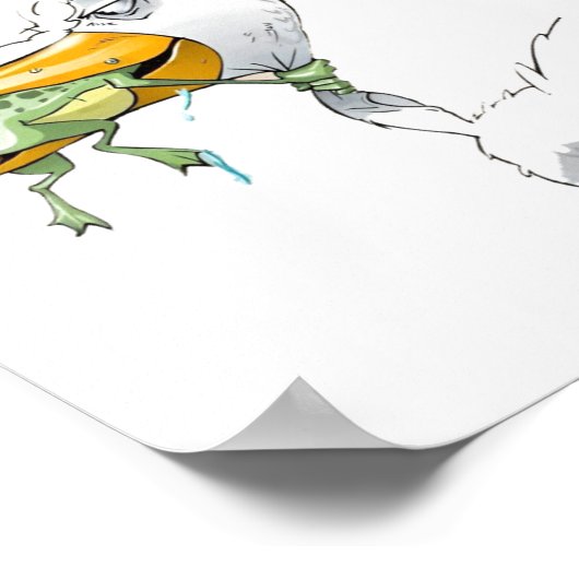 geef kikkercadeau nooit op poster (Hoek)