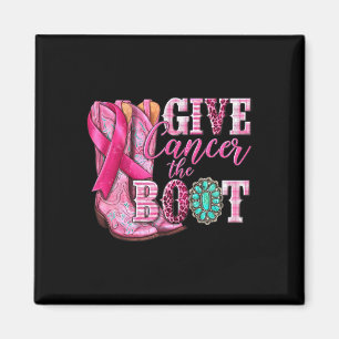 Geef Kreeft De Boot Cowgirl Borstkanker Roze Ri Magneet