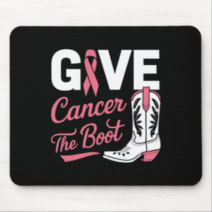 Geef Kreeft De Boot Cowgirl Borstkanker Roze Ri Muismat