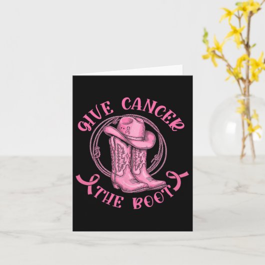 Geef Kreeft De Boot Roze Borstkanker Western Co Kaart (Gele Bloem)