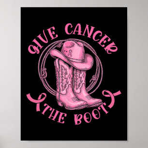 Geef Kreeft De Boot Roze Borstkanker Western Co Poster