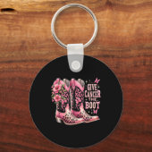 Geef Kreeft De Boot Westers Cowgirl Boots Breast Sleutelhanger (Voorkant)