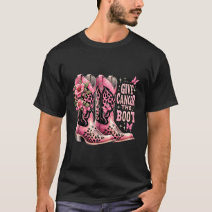 Geef Kreeft De Boot Westers Cowgirl Boots Breast T-shirt