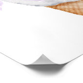 Geef Lavender Floral Paars Green Basket aan Poster (Hoek)