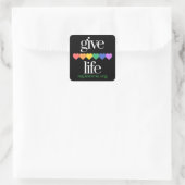 Geef Leven Orgaandonor Registratie Stickers (Tas)
