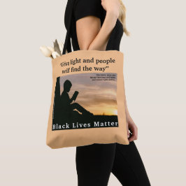 Geef licht, Ella Baker citaat, Tote Bag