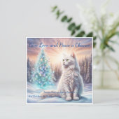 Geef liefde en vrede een kans. Mondiale Harmonie: Kaart (Staand voorkant)