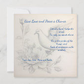 Geef Liefde en Vrede een Kans. Mondiale Harmonie: Kaart (Achterkant)