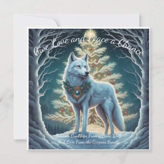 Geef Liefde en Vrede een Kans. Mondiale Harmonie: Kaart (Voorkant)