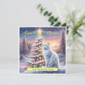 Geef liefde en vrede een kans. Vrede op aarde Kaart (Staand voorkant)