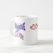 Geef liefde, ontvang meer koffiemok (Voorkant links)