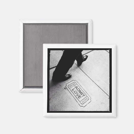 Geef liefdesmagneet toe magneet (Voorkant / Achterkant)