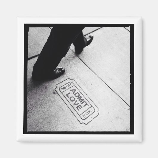 Geef liefdesmagneet toe magneet (Voorkant)