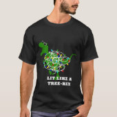 Geef Lit aan als een T-Rex (Boom Trex) Dinosaur T-shirt (Voorkant)