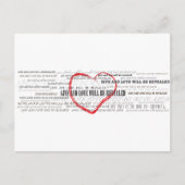 Geef Love Inspirerend postkaart (Voorkant)