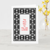 Geef mama een pauze kaart (Gele Bloem)