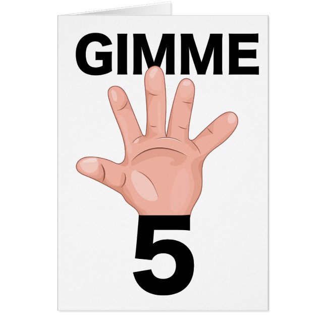 Geef me 5 (Voorkant)