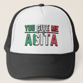 Geef me Agita|Stunad en Agita Humor Gifts Trucker Pet (Voorkant)