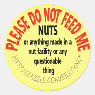 Geef me alsjeblieft geen gekken Sticker