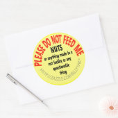 Geef me alsjeblieft geen gekken Sticker (Envelop)