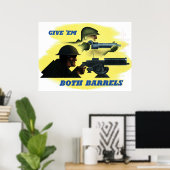 Geef me beide vaten poster (Thuiskantoor)