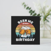 Geef me bier, het is mijn 40e verjaardag (Staand voorkant)