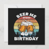 Geef me bier, het is mijn 40e verjaardag (Achterkant)