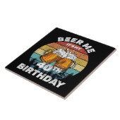 Geef me bier, het is mijn 40e verjaardag tegeltje (Zijkant)