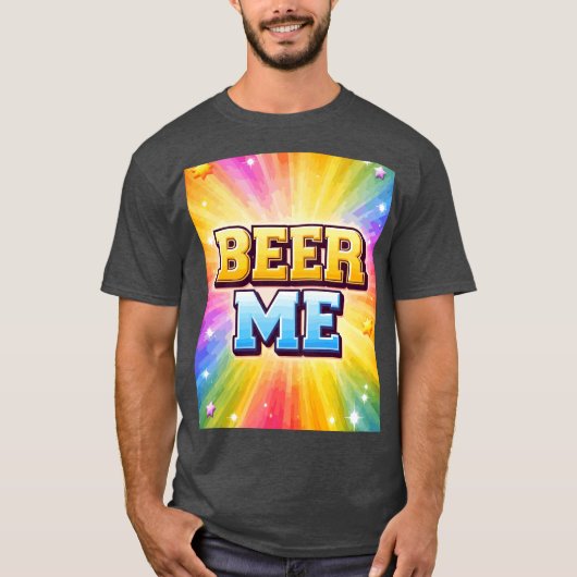 Geef me bier t-shirt (Voorkant)