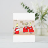 geef me boodschappen briefkaart (Staand voorkant)