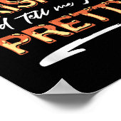 Geef me Brisket en vertel me IM BBQ Gift Poster (Hoek)
