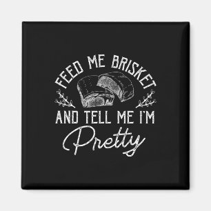 Geef me Brisket en vertel me in  barbecue BBQ Magneet