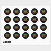 Geef me Brisket en zeg dat ik ben Ronde Sticker (Vel)